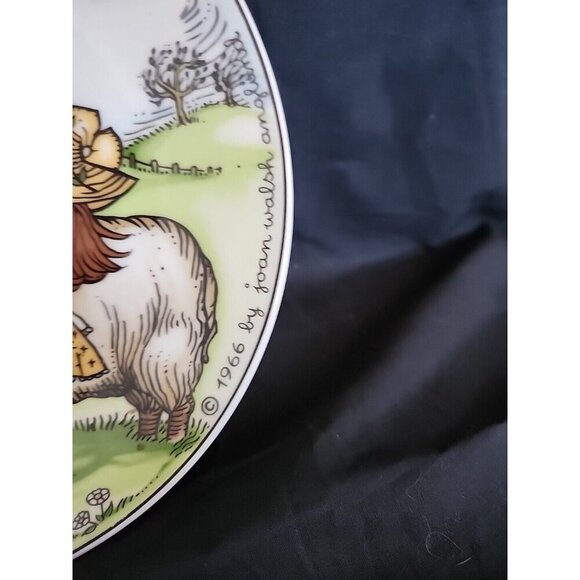 JOAN WALSH ANGLUND April VTG Collectors Plate Ebeling & Reuss W. Germany 1966 - Picture 4 of 5